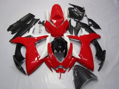 Carenagem & Plástico Suzuki GSXR 600 K6 2006-2007 - Vermelho Preto