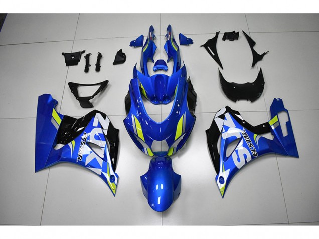 Carenagem Suzuki GSXR 1000 2017-2023 - Azul Branco Decalque