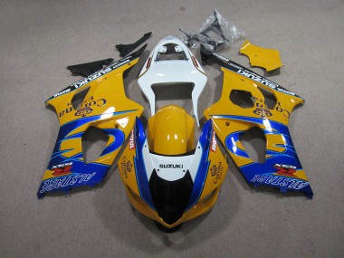 Carenagem Suzuki GSXR 1000 K3 2003-2004 - Amarelo Azul Corona Extra