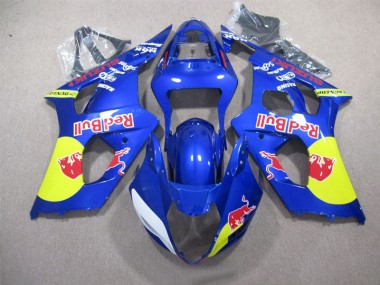 Carenagem Suzuki GSXR 1000 K3 2003-2004 - Azul Red Bull