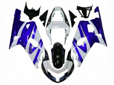 Carenagem Suzuki GSXR 600 / 750 K1 K2 K3 2001-2003 - Azul Branco