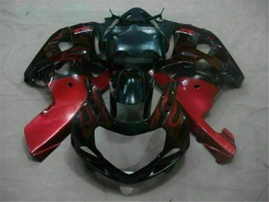 Carenagem Suzuki GSXR 600 / 750 K1 K2 K3 2001-2003 - Preto Vermelho