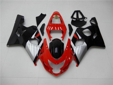 Carenagem Suzuki GSXR 600 / 750 K4 2004-2005 - Vermelho Preto