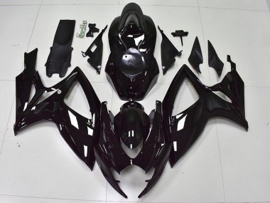 Carenagem Suzuki GSXR 600 / 750 K6 2006-2007 - Preto Brilhante