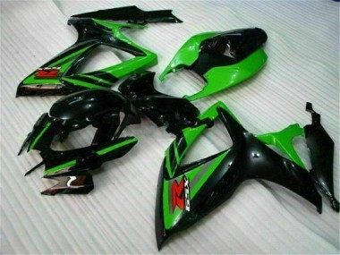 Carenagem Suzuki GSXR 600 / 750 K6 2006-2007 - Preto Verde