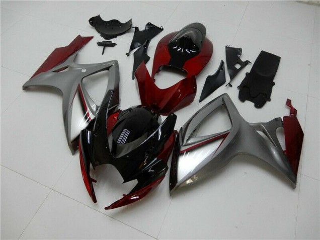 Carenagem Suzuki GSXR 600 / 750 K6 2006-2007 - Vermelho Prata