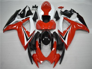 Carenagem Suzuki GSXR 600 / 750 K6 2006-2007 - Vermelho Preto