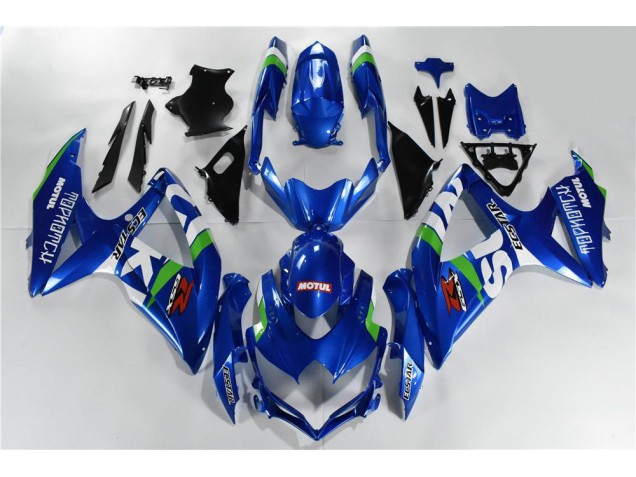 Carenagem Suzuki GSXR 600 / 750 K8 2008-2010 - Azul Branco Verde