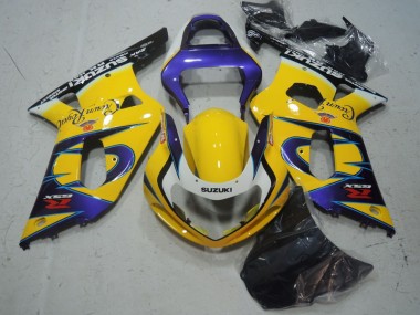 Carenagem Suzuki GSXR 600 K1 K2 K3 2001-2003 - Amarelo Roxo