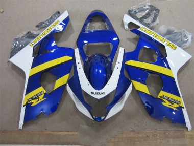 Carenagem Suzuki GSXR 600 K4 2004-2005 - Azul Branco Amarelo