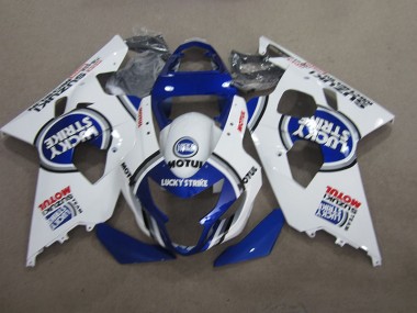 Carenagem Suzuki GSXR 600 K4 2004-2005 - Azul Branco Lucky Strike Motul