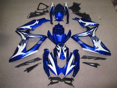 Carenagem Suzuki GSXR 600 K8 2008-2010 - Azul Branco