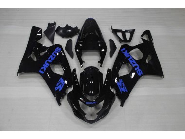 Carenagem Suzuki GSXR 750 K4 2004-2005 - Preto Azul Decalque