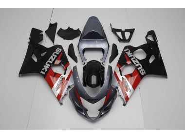 Carenagem Suzuki GSXR 750 K4 2004-2005 - Preto Vermelho