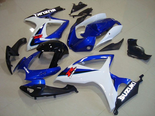 Carenagem Suzuki GSXR 750 K6 2006-2007 - Azul Branco Preto