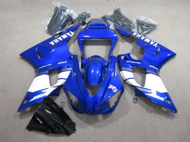 Carenagem Yamaha R1 1998-1999 - Azul Branco Decalque