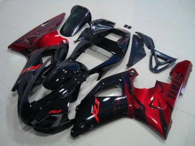 Carenagem Yamaha R1 1998-1999 - Preto Vermelho