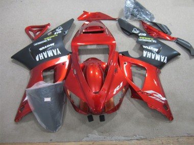 Carenagem Yamaha R1 1998-1999 - Vermelho Preto Branco Decalque