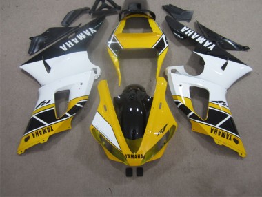 Carenagem Yamaha R1 2000-2001 - Amarelo Branco Preto