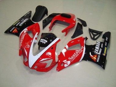 Carenagem Yamaha R1 2000-2001 - Vermelho Preto Branco