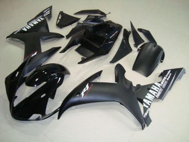 Carenagem Yamaha R1 2002-2003 - Preto Fosco Branco