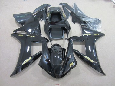 Carenagem Yamaha R1 2002-2003 - Preto Ouro Decalque