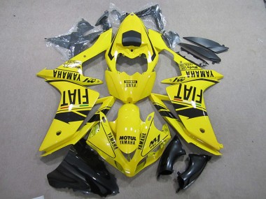 Carenagem Yamaha R1 2007-2008 - Amarelo Preto Motul Fiat