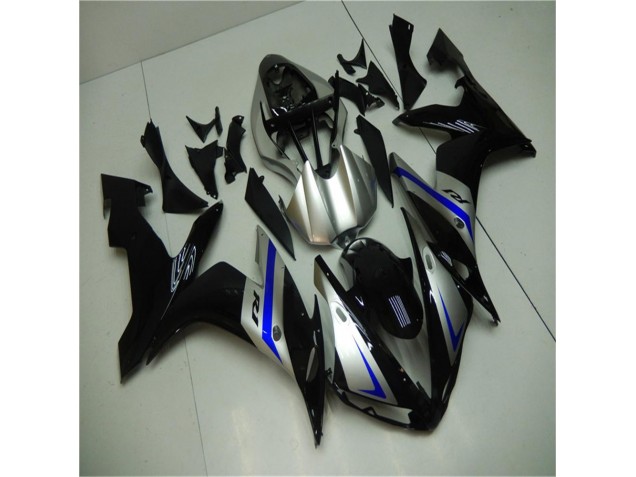 Carenagem Yamaha R1 2007-2008 - Azul Preto Prata