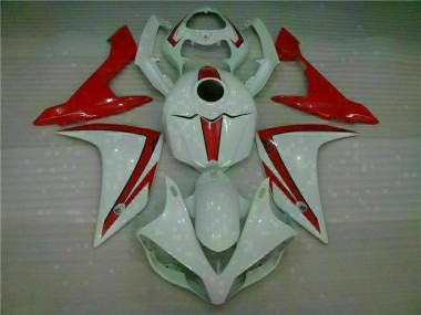 Carenagem Yamaha R1 2007-2008 - Branco Vermelho