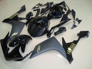 Carenagem Yamaha R1 2007-2008 - Preto Fosco Ouro