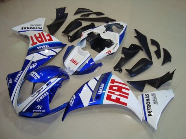 Carenagem Yamaha R1 2009-2011 - Azul Branco Fiat