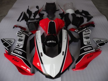 Carenagem Yamaha R3 2015-2022 - Vermelho Branco Preto