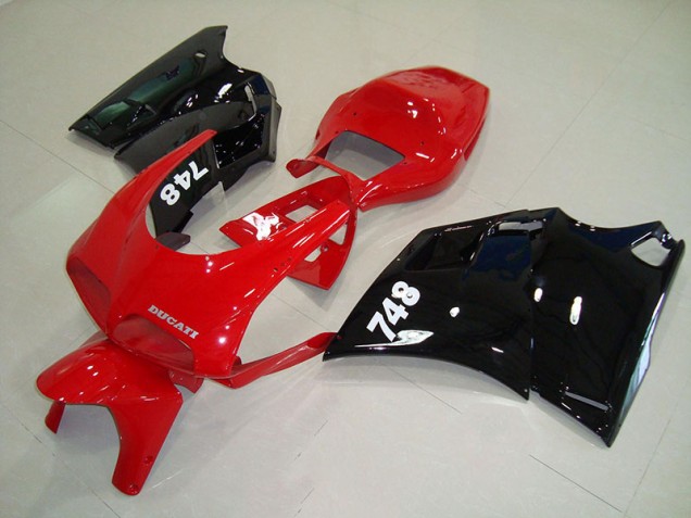 Carroçaria Ducati 748 916 996 996S 1993-2005 - Vermelho Preto