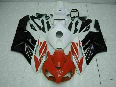 Injeção Kits Carenagem Honda CBR 1000RR 2004-2005 - Vermelho Branco