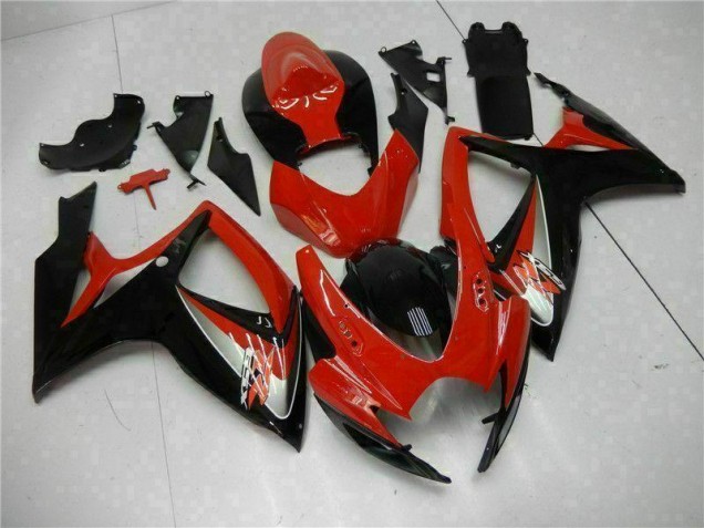 Kit Carenagem Suzuki GSXR 600 / 750 K6 2006-2007 - Vermelho