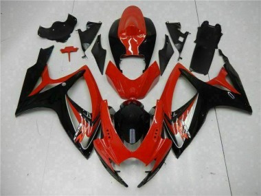 Kit Carenagem Suzuki GSXR 600 / 750 K6 2006-2007 - Vermelho