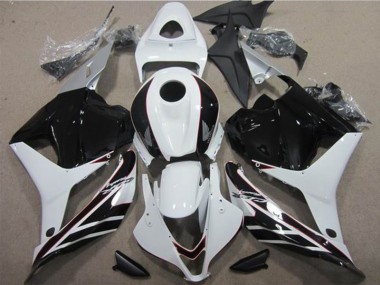 Kit Completo Carenagem Honda CBR 600RR 2009-2012 - Branco Preto