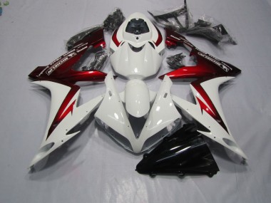 Kits Carenagem Honda CBR 1000RR 2004-2005 - Branco Vermelho