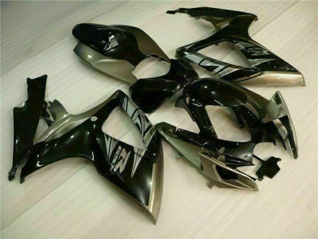 Kits Carenagem Suzuki GSXR 600 / 750 K6 2006-2007 - Preto Cinzento