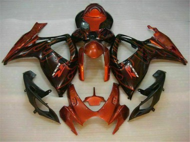 Kits Carenagem Suzuki GSXR 600 / 750 K6 2006-2007 - Vermelho