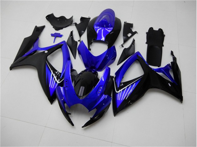 Kits Completo Carenagem Suzuki GSXR 600 / 750 K6 2006-2007 - Azul Preto