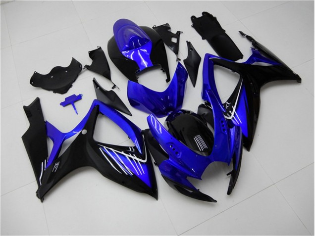 Kits Completo Carenagem Suzuki GSXR 600 / 750 K6 2006-2007 - Azul Preto