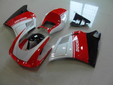 Plástico Ducati 748 916 996 996S 1993-2005 - Vermelho Branco