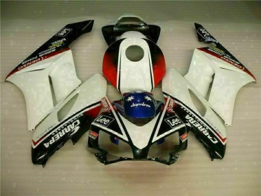 Plástico Honda CBR 1000RR 2004-2005 - Branco Preto